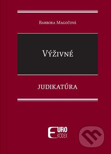 Kniha: Výživné (Barbora Magočová). Eurokódex, 2025 Kniha: Výživné (Barbora Magočová). Eurokódex, 2025