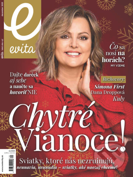 E-kniha: E-Evita magazín 12/2025 (MAFRA Slovakia). MAFRA Slovakia, 2025 E-kniha: E-Evita magazín 12/2025 (MAFRA Slovakia). MAFRA Slovakia, 2025