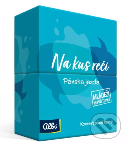Společenská hra: Na kus reči - pánska jazda (Albi). Albi, 2025 Společenská hra: Na kus reči - pánska jazda (Albi). Albi, 2025
