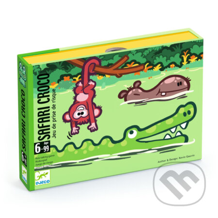 Společenská hra: Safari Croco: kartová hra rizika (Djeco). Djeco, 2025 Společenská hra: Safari Croco: kartová hra rizika (Djeco). Djeco, 2025