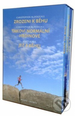 Kniha: Box sportovních titulů: Zrozeni k běhu + Takoví normální hrdinové + Jez a běhej (Christopher McDougall a Scott Jurek). Mladá fronta, 2016 Kniha: Box sportovních titulů: Zrozeni k běhu + Takoví normální hrdinové + Jez a běhej (Christopher McDougall a Scott Jurek). Mladá fronta, 2016