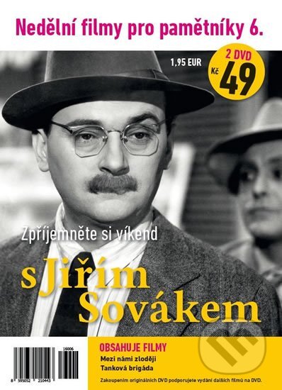 Film: Nedělní filmy pro pamětníky 6.: Jiří Sovák (Filmexport Home Video) (DVD). Filmexport Home Video, 2016 Film: Nedělní filmy pro pamětníky 6.: Jiří Sovák (Filmexport Home Video) (DVD). Filmexport Home Video, 2016