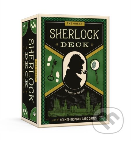 Společenská hra: The Great Sherlock Deck (Tin Moon Llc). Random House, 2025 Společenská hra: The Great Sherlock Deck (Tin Moon Llc). Random House, 2025