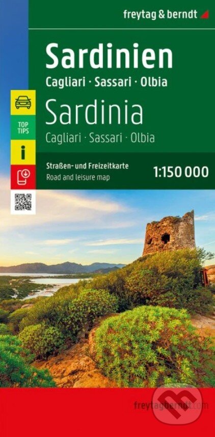 Sardínia, Cagliari 1: 150 000 (freytag&berndt). freytag&berndt, 2025 Sardínia, Cagliari 1: 150 000 (freytag&berndt). freytag&berndt, 2025