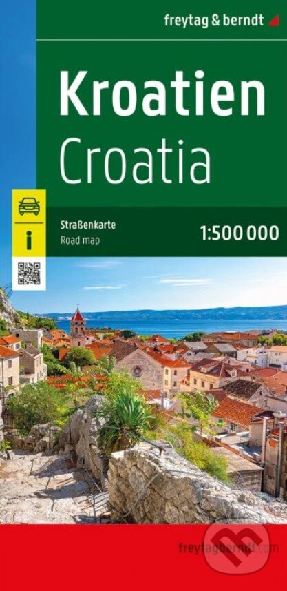 Chorvátsko 1: 500 000 (freytag&berndt). freytag&berndt, 2025 Chorvátsko 1: 500 000 (freytag&berndt). freytag&berndt, 2025