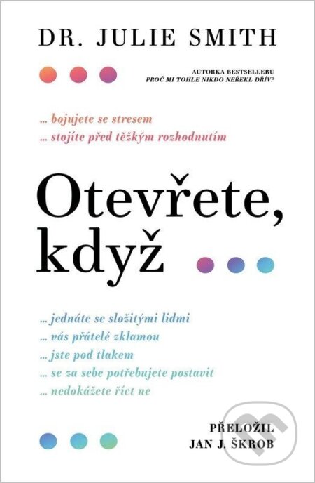 Kniha: Otevřete, když... (Julie Smith). Via, 2026 Kniha: Otevřete, když... (Julie Smith). Via, 2026