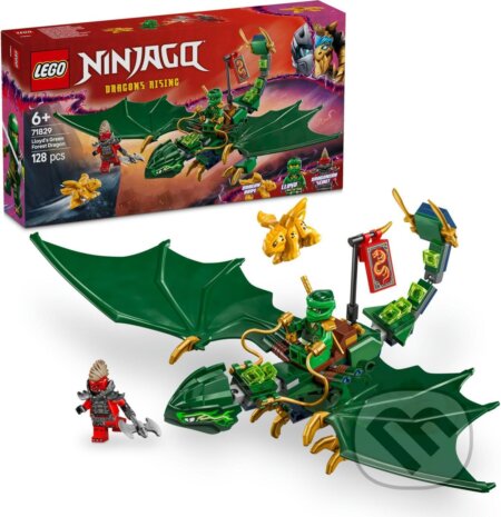 Spoločenská hra: LEGO® NINJAGO® 71829 Lloydov zelený lesný drak (LEGO). LEGO, 2025 Spoločenská hra: LEGO® NINJAGO® 71829 Lloydov zelený lesný drak (LEGO). LEGO, 2025