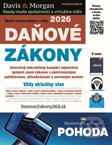 Kniha: Daňové zákony 2026 - XXL ProFi (DonauMedia). DonauMedia, 2026 Kniha: Daňové zákony 2026 - XXL ProFi (DonauMedia). DonauMedia, 2026