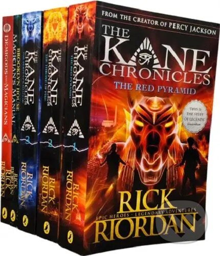 Kniha: The Kane Chronicles Shrinkwrapped Box Set (Rick Riordan). Puffin Books, 2025 Kniha: The Kane Chronicles Shrinkwrapped Box Set (Rick Riordan). Puffin Books, 2025