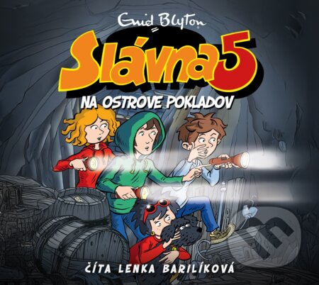 Audiokniha: Slávna päťka na ostrove pokladov (Enid Blyton). Slovart, 2026 Audiokniha: Slávna päťka na ostrove pokladov (Enid Blyton). Slovart, 2026