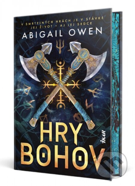 Kniha: Hry bohov (Abigail Owen). Ikar, 2026 Kniha: Hry bohov (Abigail Owen). Ikar, 2026