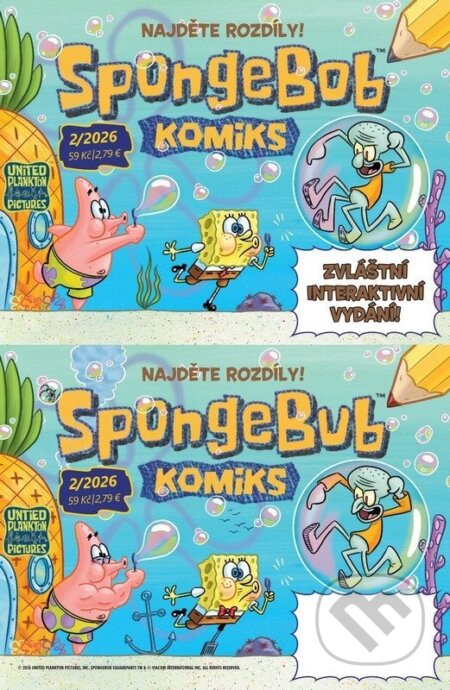 Kniha: SpongeBob 2/2026 (různí). Crew, 2026 Kniha: SpongeBob 2/2026 (různí). Crew, 2026