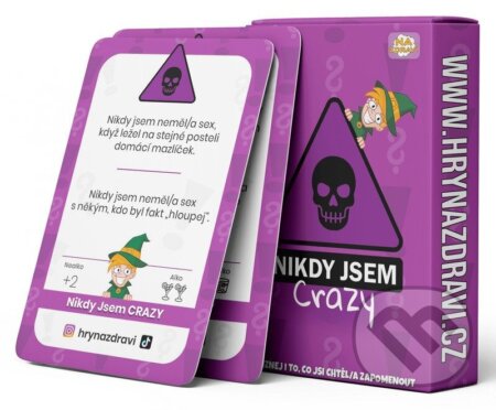 Společenská hra: Nikdy Jsem CRAZY - Karetní párty hra (Hry na zdraví). Hry na zdraví, 2025 Společenská hra: Nikdy Jsem CRAZY - Karetní párty hra (Hry na zdraví). Hry na zdraví, 2025