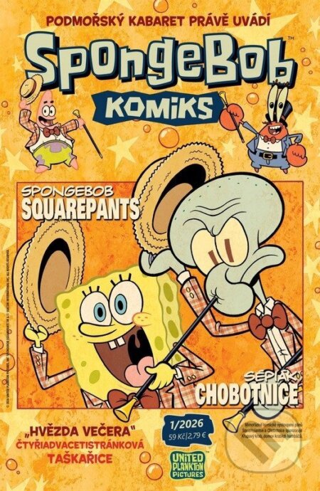 Kniha: SpongeBob 1/2026 (různí). Crew, 2026 Kniha: SpongeBob 1/2026 (různí). Crew, 2026