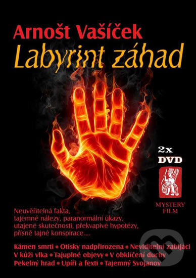 Film: Labyrint záhad (Arnošt Vašíček) (DVD). Mystery Film, 2016 Film: Labyrint záhad (Arnošt Vašíček) (DVD). Mystery Film, 2016