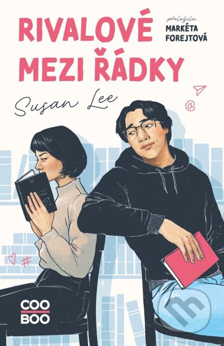 Kniha: Rivalové mezi řádky (Susan Lee). CooBoo CZ, 2026 Kniha: Rivalové mezi řádky (Susan Lee). CooBoo CZ, 2026