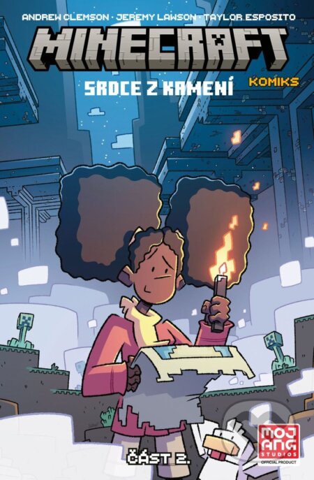 Kniha: Minecraft komiks: Srdce z kamení 2 (Andrew Clemson a Taylor Esposito). Crew, 2026 Kniha: Minecraft komiks: Srdce z kamení 2 (Andrew Clemson a Taylor Esposito). Crew, 2026