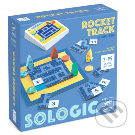 Spoločenská hra: SOLOGIC: Raketová dráha (Djeco). Djeco, 2025 Spoločenská hra: SOLOGIC: Raketová dráha (Djeco). Djeco, 2025