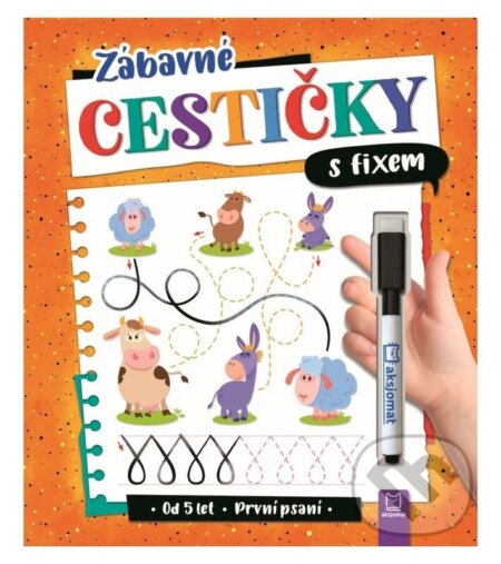 Kniha: Zábavné cestičky s fixem (Anna Podgórska). Aksjomat, 2026 Kniha: Zábavné cestičky s fixem (Anna Podgórska). Aksjomat, 2026