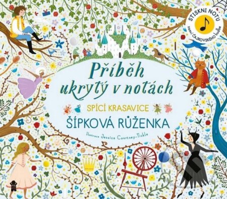 Kniha: Příběh ukrytý v notách: Šípková Růženka (Pikola). Pikola, 2026 Kniha: Příběh ukrytý v notách: Šípková Růženka (Pikola). Pikola, 2026