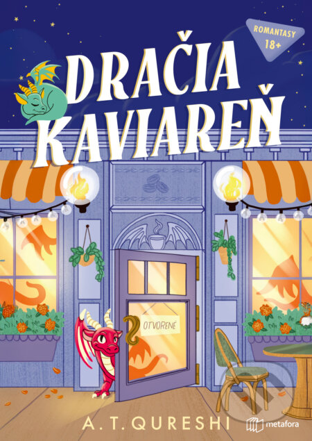 Kniha: Dračia kaviareň (A. T. Qureshi). Metafora, 2026 Kniha: Dračia kaviareň (A. T. Qureshi). Metafora, 2026