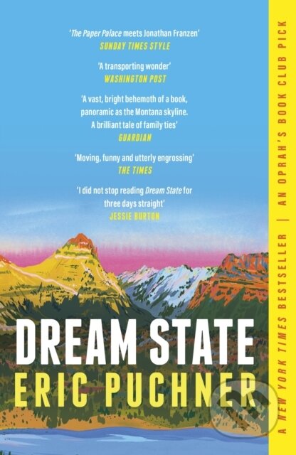 Kniha: Dream State (Eric Puchner). Hodder and Stoughton, 2026 Kniha: Dream State (Eric Puchner). Hodder and Stoughton, 2026