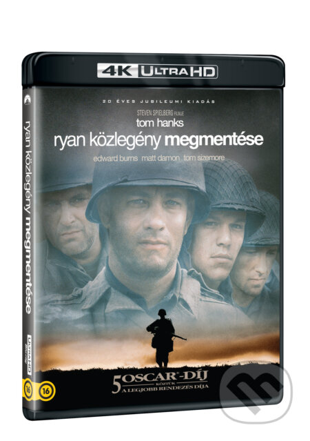 Film: Ryan közlegény megmentése BD (UHD) (HU) (Steven Spielberg) (UltraHDBlu-ray). Magicbox, 2026 Film: Ryan közlegény megmentése BD (UHD) (HU) (Steven Spielberg) (UltraHDBlu-ray). Magicbox, 2026