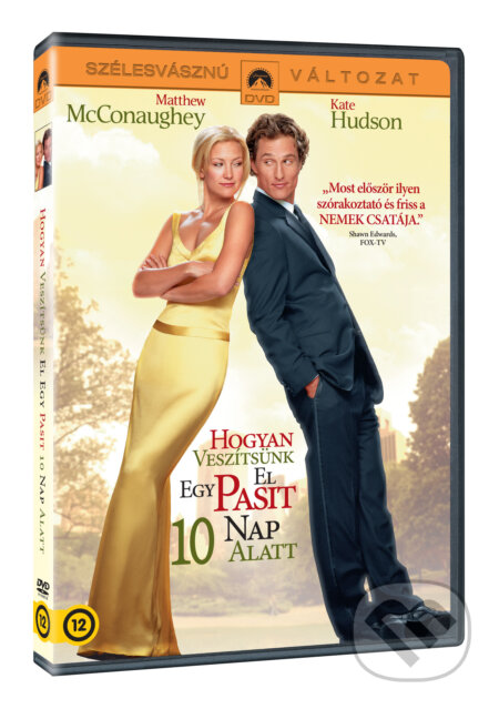 Film: Hogyan veszítsünk el egy pasit 10 nap alatt (HU) (Donald Petrie) (DVD). Magicbox, 2026 Film: Hogyan veszítsünk el egy pasit 10 nap alatt (HU) (Donald Petrie) (DVD). Magicbox, 2026