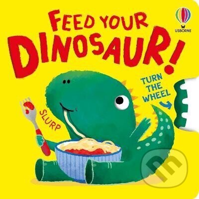 Kniha: Feed your Dinosaur (-). Usborne, 2026 Kniha: Feed your Dinosaur (-). Usborne, 2026