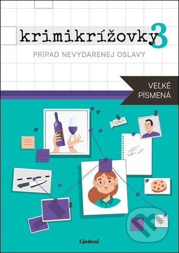 Kniha: Krimikrížovky 3 - veľké písmená (Peter Derňár). Lindeni, 2026 Kniha: Krimikrížovky 3 - veľké písmená (Peter Derňár). Lindeni, 2026