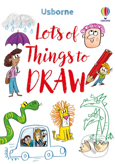 Kniha: Lots of Things to Draw (Sarah Russell). Usborne, 2026 Kniha: Lots of Things to Draw (Sarah Russell). Usborne, 2026