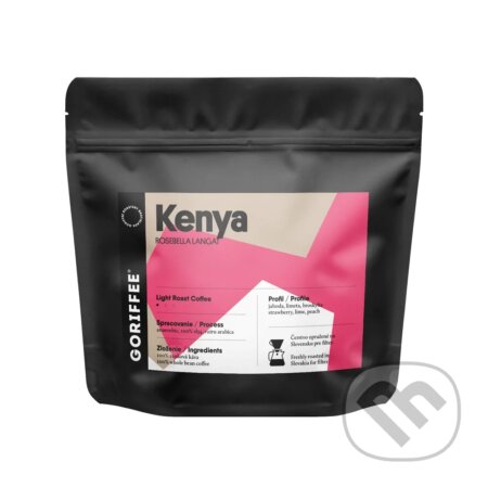 Kávy a čaje: Kenya Rosebella Natural (Goriffee). Goriffee, 2025 Kávy a čaje: Kenya Rosebella Natural (Goriffee). Goriffee, 2025
