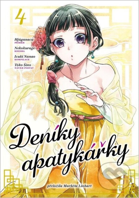 Kniha: Deníky apatykářky 4 (Nacu Hjúga). Gate, 2026 Kniha: Deníky apatykářky 4 (Nacu Hjúga). Gate, 2026
