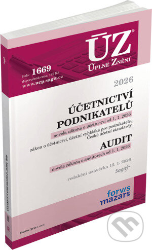 Kniha: ÚZ 1669 Účetnictví podnikatelů, Audit, 2026 (Sagit). Sagit, 2026 Kniha: ÚZ 1669 Účetnictví podnikatelů, Audit, 2026 (Sagit). Sagit, 2026