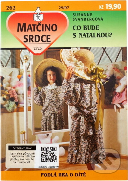 Kniha: Co bude s Natalkou? (Susanne Svanberg). , 1997 Kniha: Co bude s Natalkou? (Susanne Svanberg). , 1997