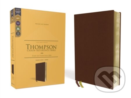 Kniha: KJV, Thompson Chain-Reference Bible, Genuine Leather, Calfskin, Brown, Red Letter, Comfort Print (Thompson Frank). Zondervan, 2022 Kniha: KJV, Thompson Chain-Reference Bible, Genuine Leather, Calfskin, Brown, Red Letter, Comfort Print (Thompson Frank). Zondervan, 2022