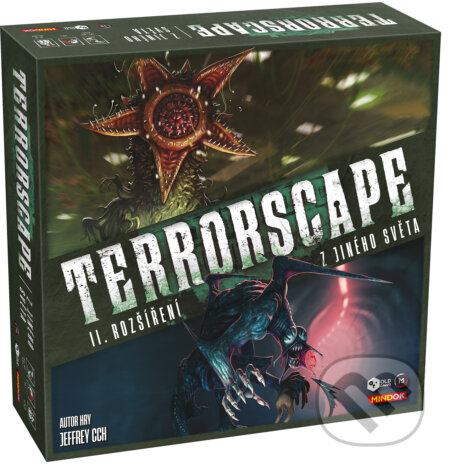 Společenská hra: Terrorscape: Z jiného světa - 2. rozšírenie (Mindok). Mindok, 2026 Společenská hra: Terrorscape: Z jiného světa - 2. rozšírenie (Mindok). Mindok, 2026