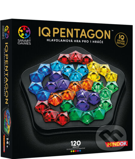 Společenská hra: IQ Deluxe Pentagon (Mindok). Mindok, 2026 Společenská hra: IQ Deluxe Pentagon (Mindok). Mindok, 2026