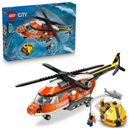 Spoločenská hra: LEGO® City 60503 Helikoptéra pobrežnej hliadky (LEGO). LEGO, 2026 Spoločenská hra: LEGO® City 60503 Helikoptéra pobrežnej hliadky (LEGO). LEGO, 2026
