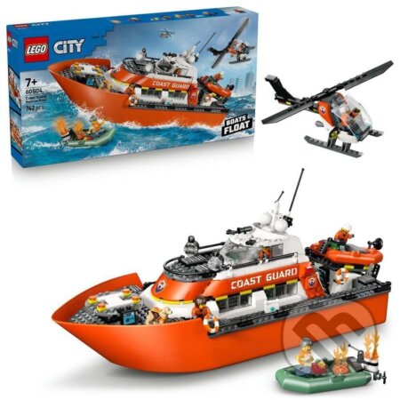 Společenská hra: LEGO® City 60504 Záchranný čln pobrežnej hliadky a vrtuľník (LEGO). LEGO, 2026 Společenská hra: LEGO® City 60504 Záchranný čln pobrežnej hliadky a vrtuľník (LEGO). LEGO, 2026