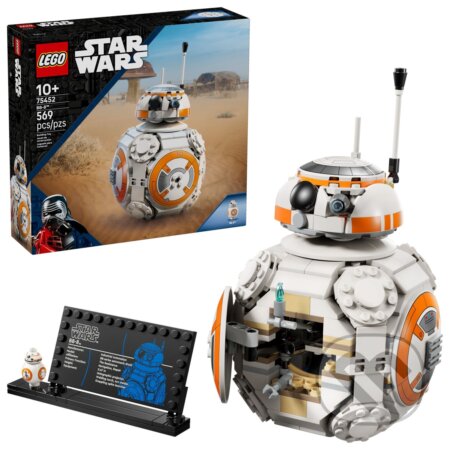 Společenská hra: LEGO® Star Wars™ 75452 Astromechanický droid BB-8™ (LEGO). LEGO, 2026 Společenská hra: LEGO® Star Wars™ 75452 Astromechanický droid BB-8™ (LEGO). LEGO, 2026