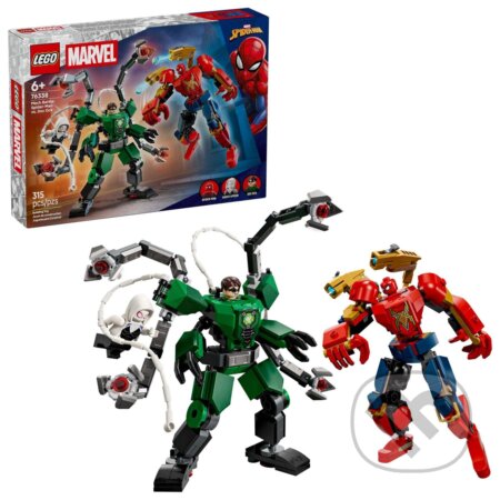 Spoločenská hra: LEGO® Marvel 76338 Bitka robotov: Spider-Man vs. Doc Ock (LEGO). LEGO, 2026 Spoločenská hra: LEGO® Marvel 76338 Bitka robotov: Spider-Man vs. Doc Ock (LEGO). LEGO, 2026