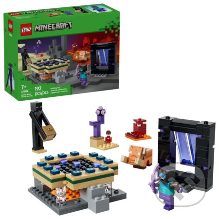 Společenská hra: LEGO® Minecraft™ 21584 Cesta portálom do Netheru a Endu (LEGO). LEGO, 2026 Společenská hra: LEGO® Minecraft™ 21584 Cesta portálom do Netheru a Endu (LEGO). LEGO, 2026