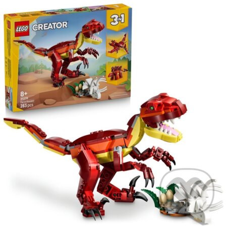 Společenská hra: LEGO® Creator 3 v 1 31379 Divoký dinosaurus (LEGO). LEGO, 2026 Společenská hra: LEGO® Creator 3 v 1 31379 Divoký dinosaurus (LEGO). LEGO, 2026