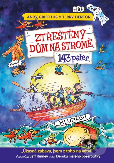 Kniha: Ztřeštěný dům na stromě - 143 pater (Andy Griffiths). Petrkov, 2026 Kniha: Ztřeštěný dům na stromě - 143 pater (Andy Griffiths). Petrkov, 2026