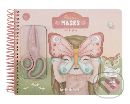 Společenská hra: Kniha s vystrihovacími maskami Rosa (Little Dutch). Little Dutch, 2026 Společenská hra: Kniha s vystrihovacími maskami Rosa (Little Dutch). Little Dutch, 2026