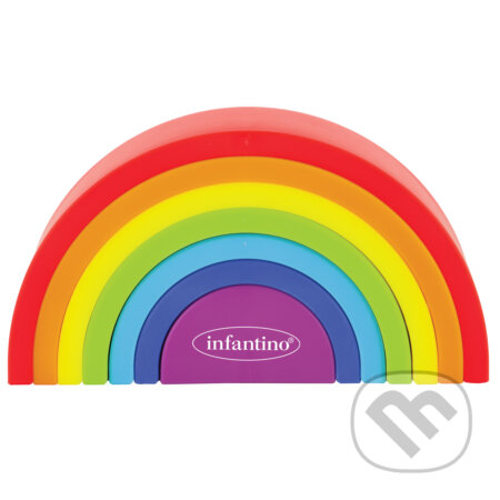 Spoločenská hra: Skladačka dúha Magic Rainbow (Infantino). Infantino, 2026 Spoločenská hra: Skladačka dúha Magic Rainbow (Infantino). Infantino, 2026