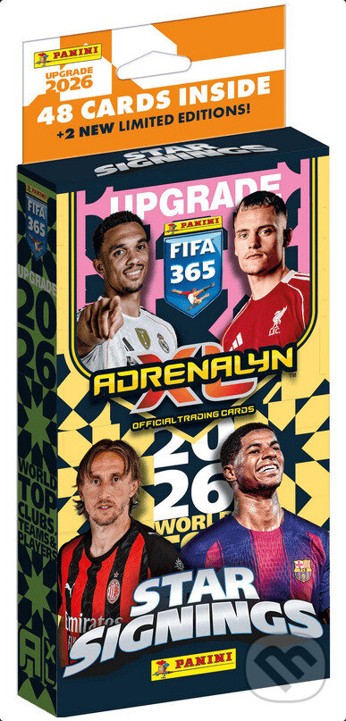 Spoločenská hra: Panini FIFA 365 25/26 Adrenalyn STAR SIGNINGS ( Panini Group). Panini Group, 2025 Spoločenská hra: Panini FIFA 365 25/26 Adrenalyn STAR SIGNINGS ( Panini Group). Panini Group, 2025