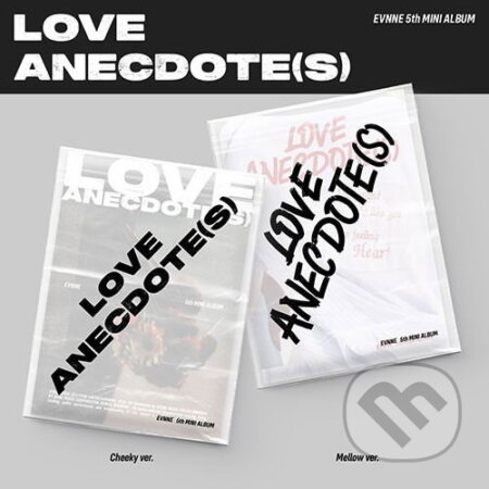 Hudobné CD: Evnne: Love Anecdote(S) (Bertus). Bertus, 2025 Hudobné CD: Evnne: Love Anecdote(S) (Bertus). Bertus, 2025