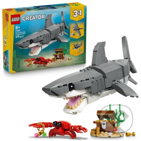 Společenská hra: LEGO® Creator 3 v 1 31381 Divoký žralok a truhlica s pokladom (LEGO). LEGO Společenská hra: LEGO® Creator 3 v 1 31381 Divoký žralok a truhlica s pokladom (LEGO). LEGO
